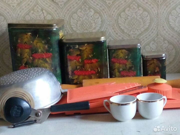 Банки/Чашки/Машинка/Скалка