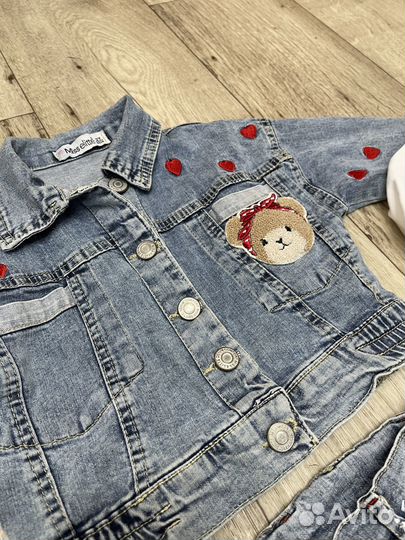 Костюм джинсовый тройка