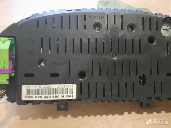 Приборная панель skoda fabia 1