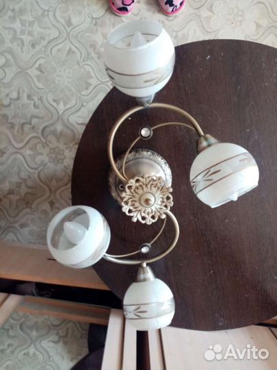 Люстры потолочные в бу