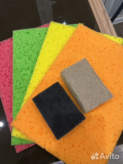 Губки для мытья посуды/эко губки опт