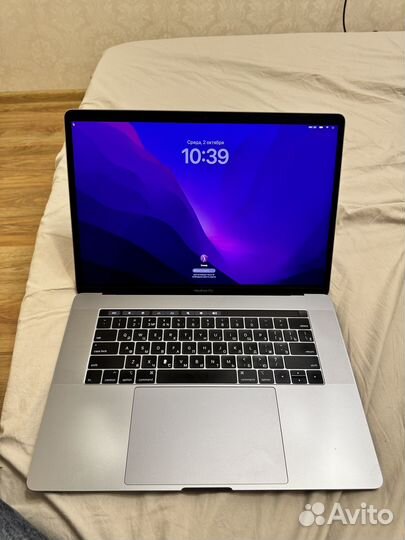 Apple macbook pro 15 2019 i9/4/16/500