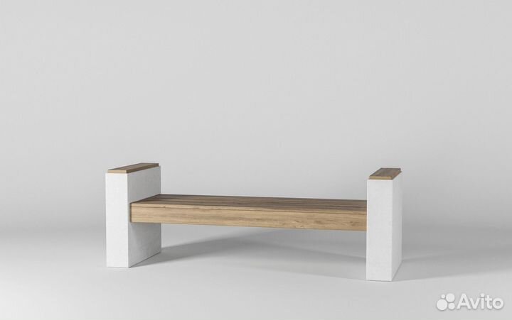 Лавочка из бетона в наличии и под заказ