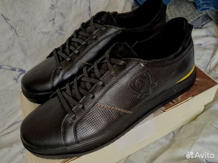 Полуботинки кожаные 43