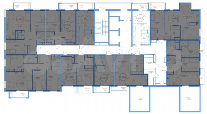 Квартира-студия, 21,7 м², 18/20 эт.