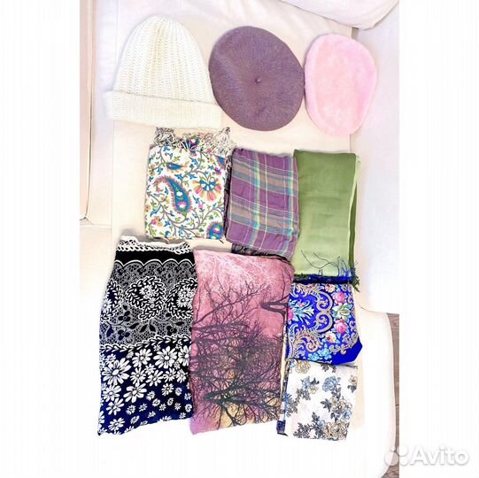 Шарф палантин шапка берет платок