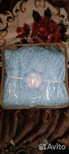 Конверт на выписку для мальчика весна осень