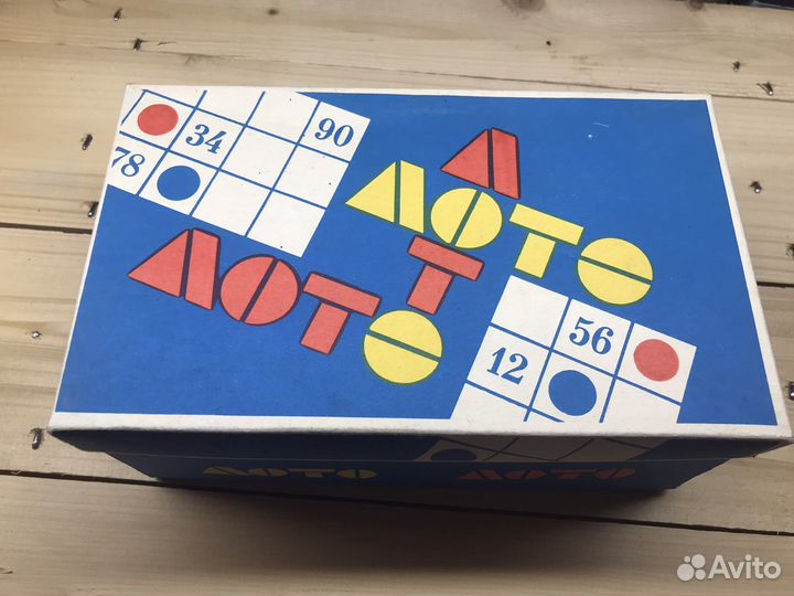 Лото г. Ленинград 1980-1990 настольная игра