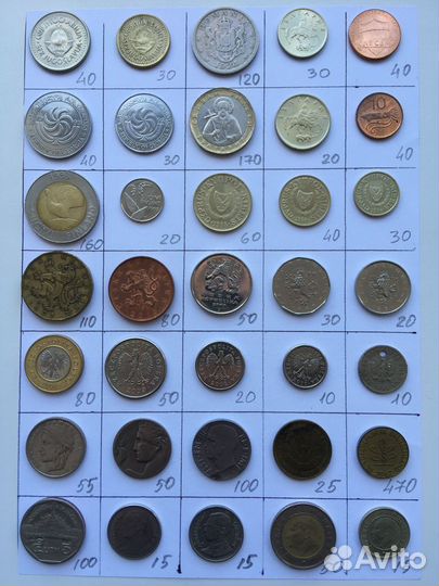 Монеты разных стран мира