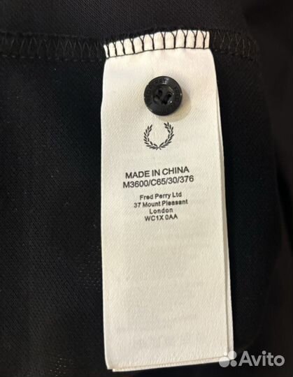 Поло fred perry оригинал