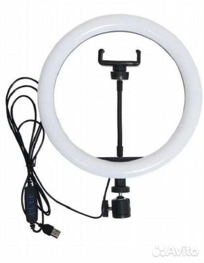 Кольцевая светодиодная лампа без штатива 26см