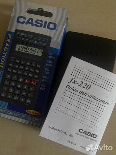 Калькулятор инженерный casio fx 220 139 функций