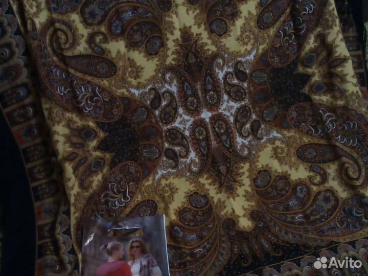 Павловопосадский платок шерсть