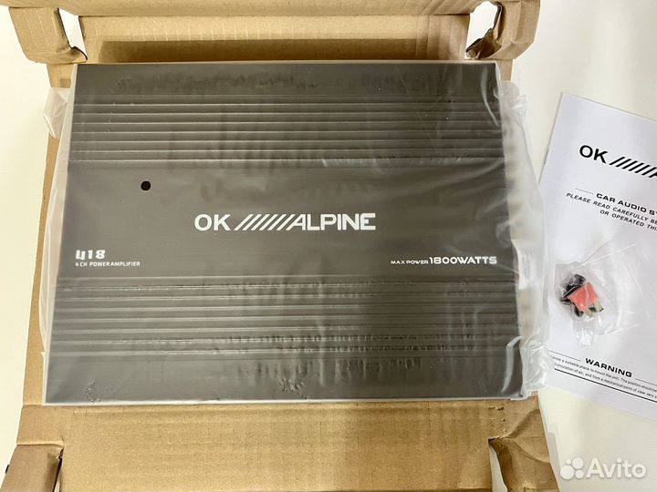 Усилитель alpine (4-х канальный)