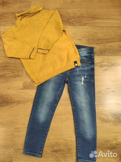 Джинсы и джемпер Zara на 5 лет