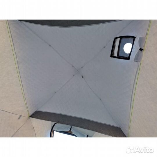 Четырехслойная палатка-куб для зимней рыбалки,баня