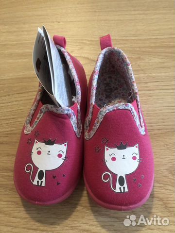 Текстильные тапочки, кеды для девочки 25 р