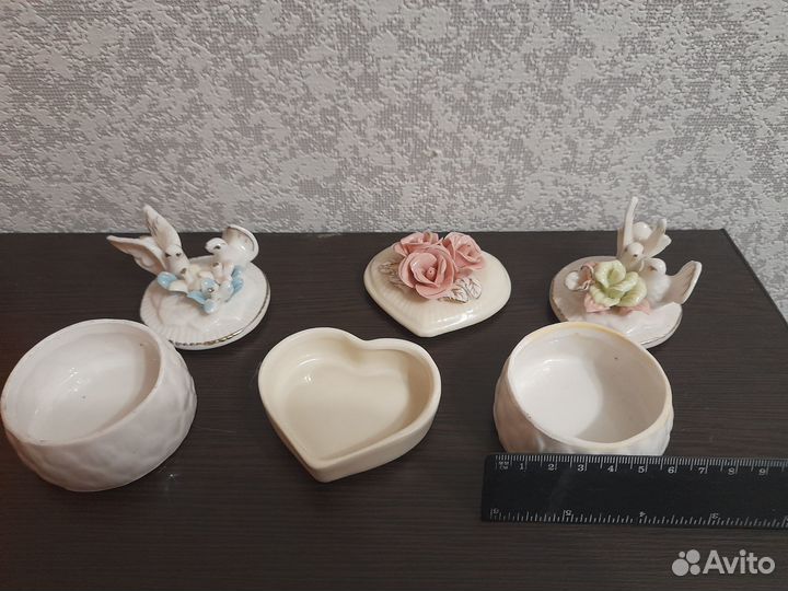 Шкатулки фарфор СССР