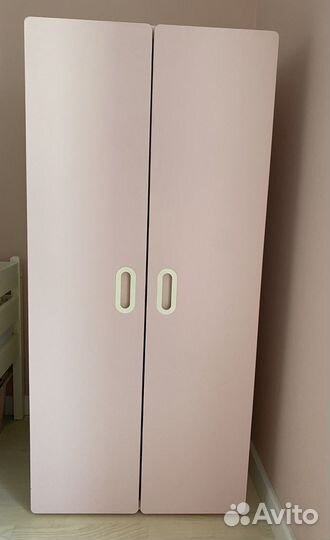 Детский шкаф IKEA стува розовый