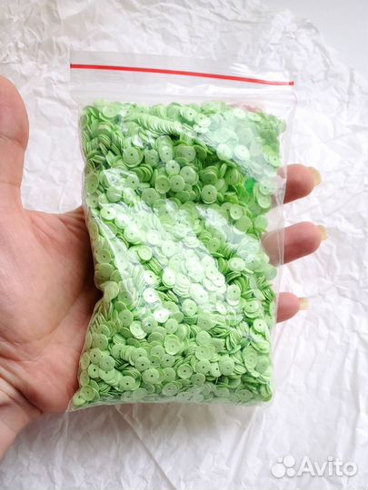 Пайетки пришивные 100 гр