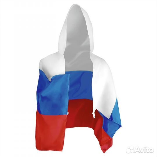Флаг накидка и шарф болельщика Россия