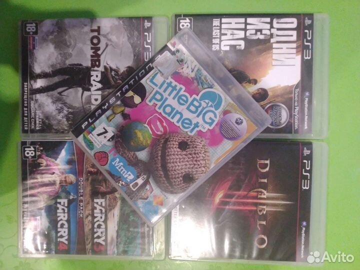 Диски с играми на ps3