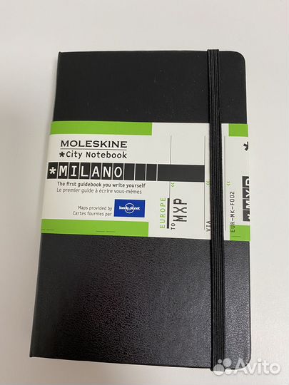 Блокнот moleskine milano