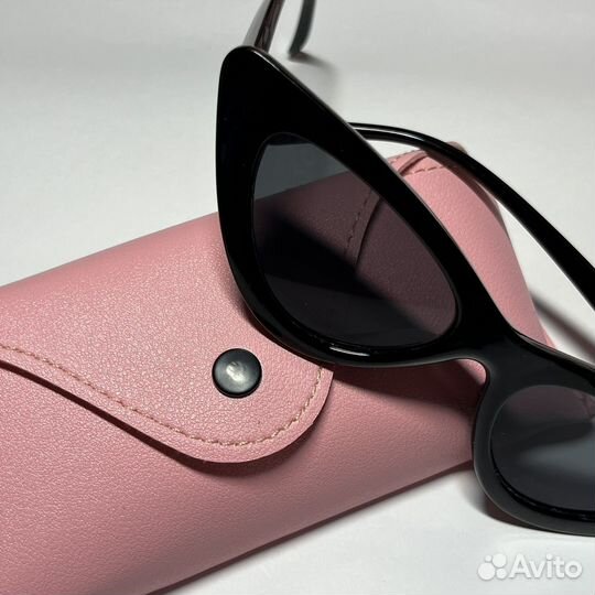 Очки солнцезащитные shein, форма кошачий глаз