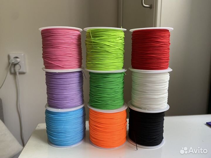 Нейлоновый шнур для плетения браслетов и рукоделия