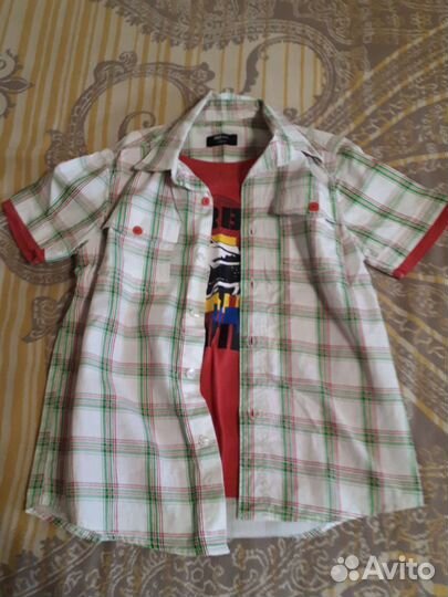 Рубашка для мальчика 128