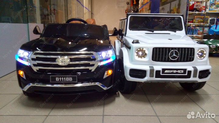 Электромобиль магазин детских машинок на пульте