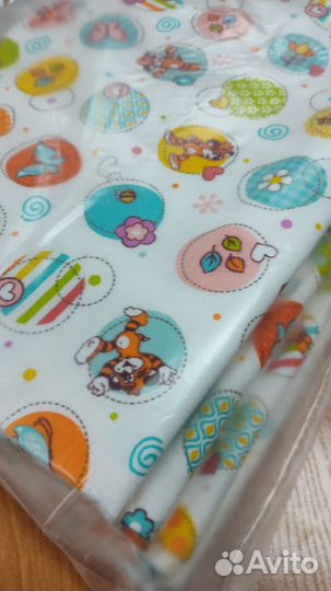 Пеленка Облачко By Peppy фланель 120х90 см