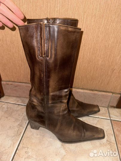 Сапоги женские натуральная кожа
