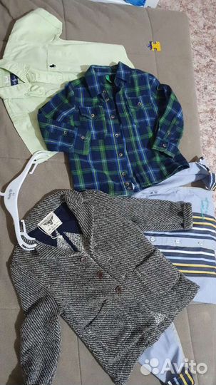 На мальчика вещи