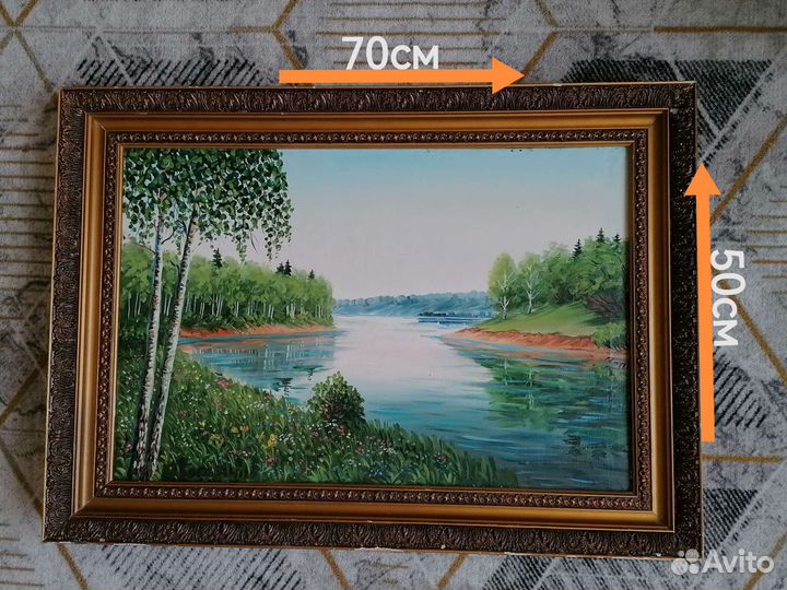 Картина маслом на холсте пейзаж