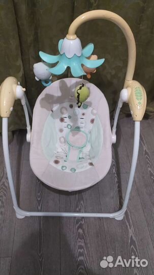 Детские электронные качели для новорожденных