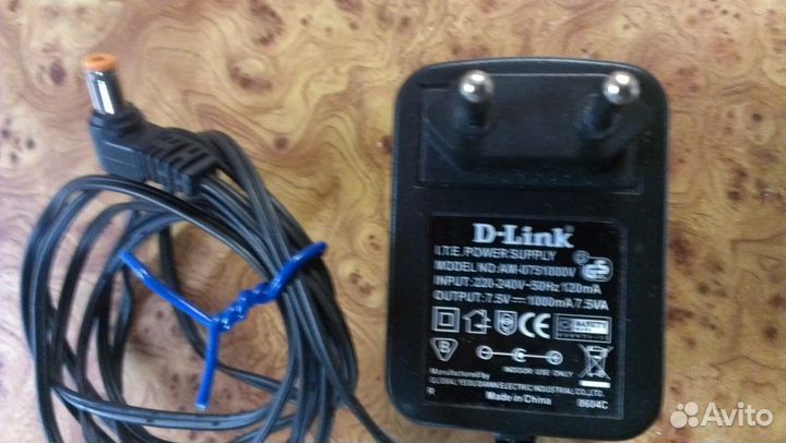 Сетевые адапторы 7.5V, 13,5V, 1000mA