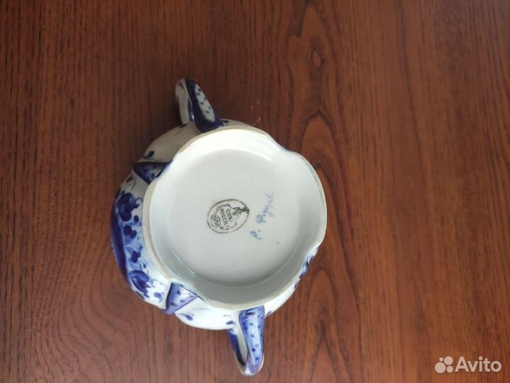 Сахарница гжель
