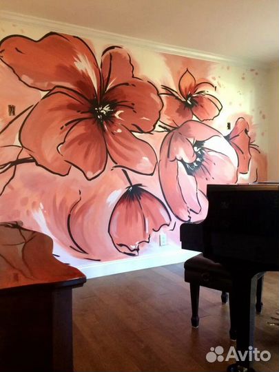 Художественная роспись стен. Художник