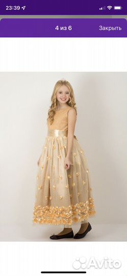 Платье нарядное для девочки