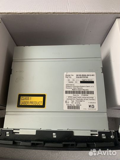 Магнитола. Хонда срв -12 г. 3 поколение