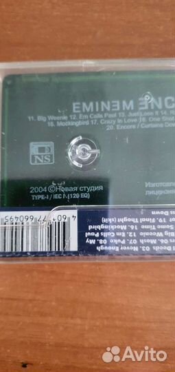 Eminem Encore Аудио кассета новая запечатанная