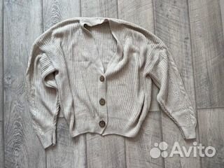 Джинсы, кардиган