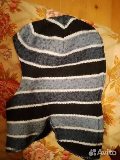 Шапка шлем зимняя