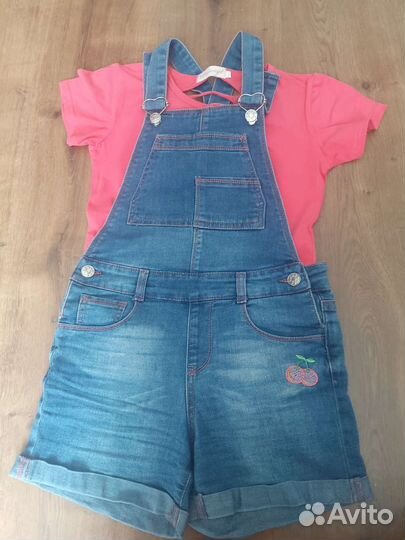 Комбинезон и футболка 130 140