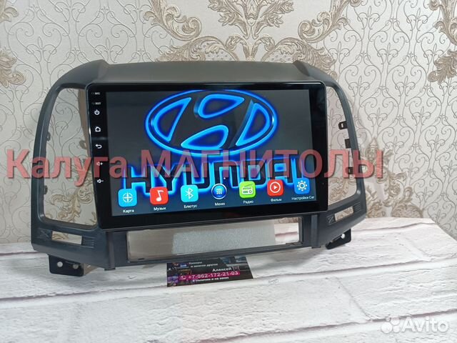 Магнитола Hyundai Santa Fe 2 android новая