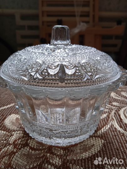 Конфетница с крышкой СССР