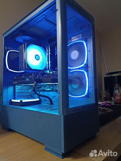 Мощный пк i5 13400f + RX7700XT
