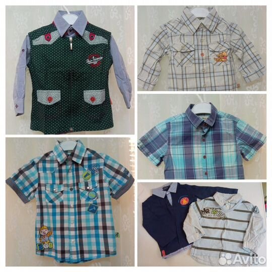 Рубашки и лонгслив для мальчика