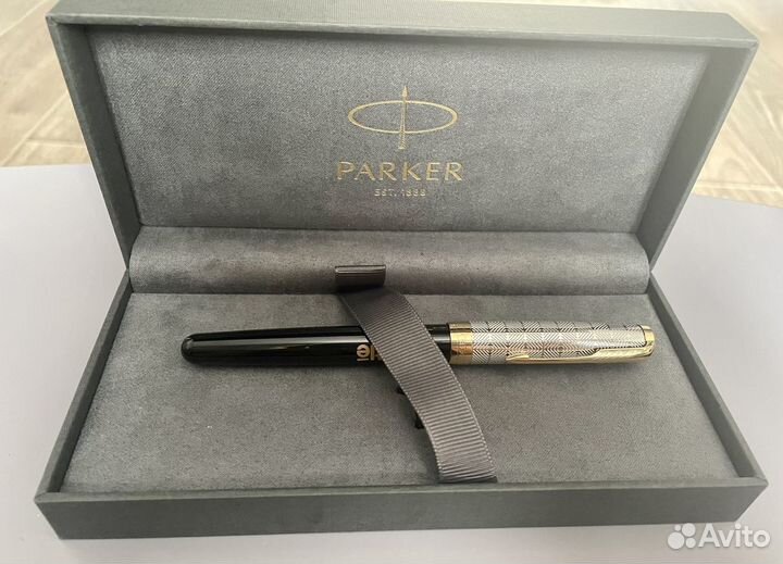 Ручка перьевая Parker Sonnet Premium Metal Black G